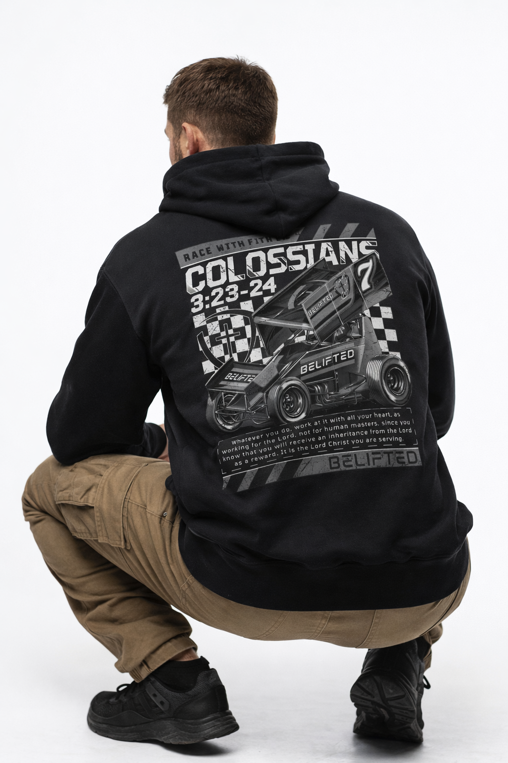 faith-based inspirational bible verse hoodie comfortable streetwear style