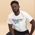 unisex christian graphic shirt lifestyle model wearing driven with faith